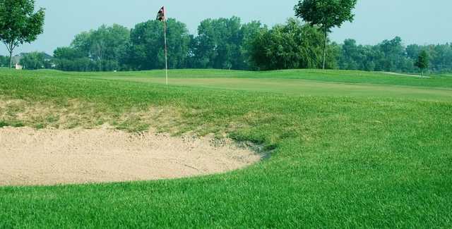 A view of a hole at Broken Arrow Golf Club