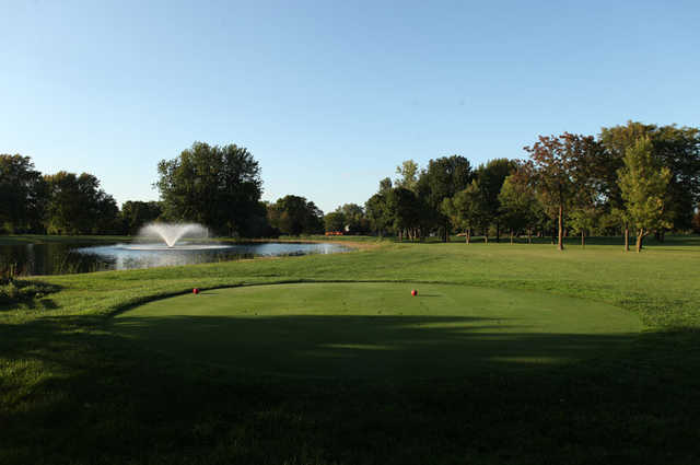 A view from tee #2 at Oshkosh Country Club