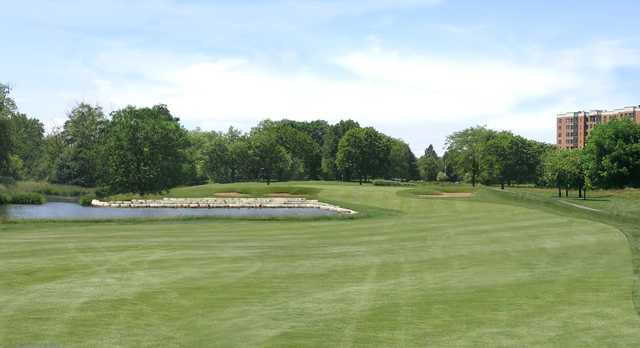 A view from Bridges of Poplar Creek Country Club