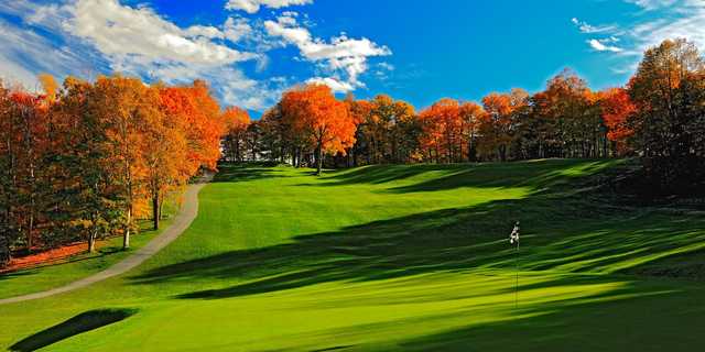A view of a hole at Peninsula State Park Golf Course