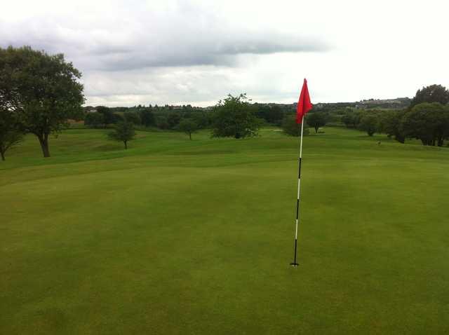 View from a green at Lochgelly Golf Club