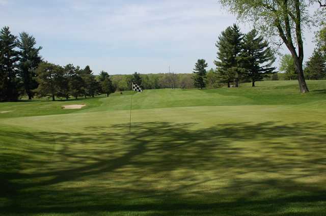 A view of a hole at Cascades Golf Course