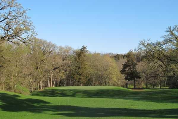 A view from a fairway at Pine Hills Golf Club