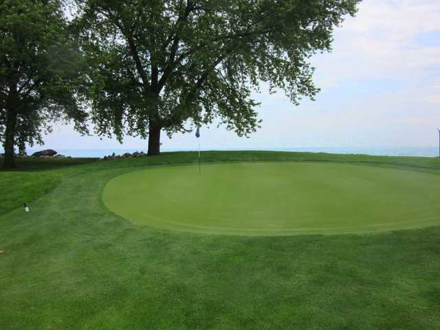 A view of a hole at South Shore Golf Club