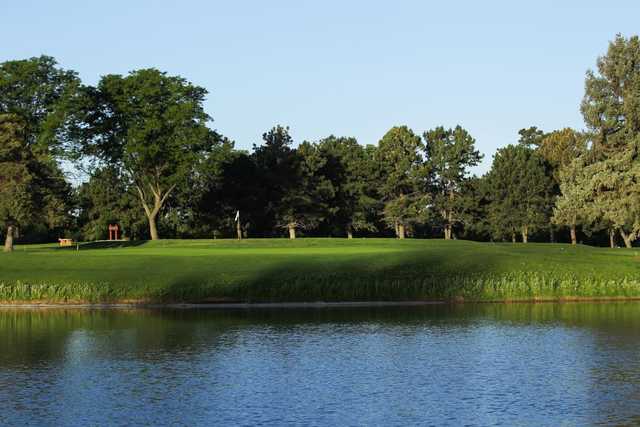 A view of the 6th green at Denver City Park Golf Course