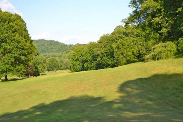 A view from the 16th fairway at Clarksburg Country Club