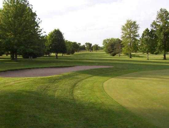 A view of a fairway at Woodlawn Country Club
