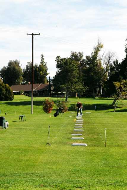 A view of the driving range at Jurupa Hills Country Club