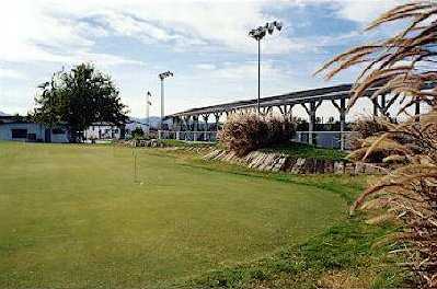 A view of the driving range at Van Buren Golf Center