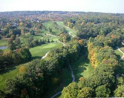Aerial view from Tyandaga Golf Course