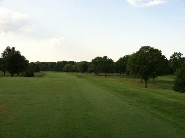 A view from a tee at Veenker Memorial Golf Course
