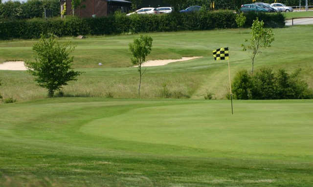 A view of a hole at Rutland County Golf Club