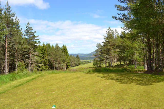 A view from a tee at Rothes Golf Club