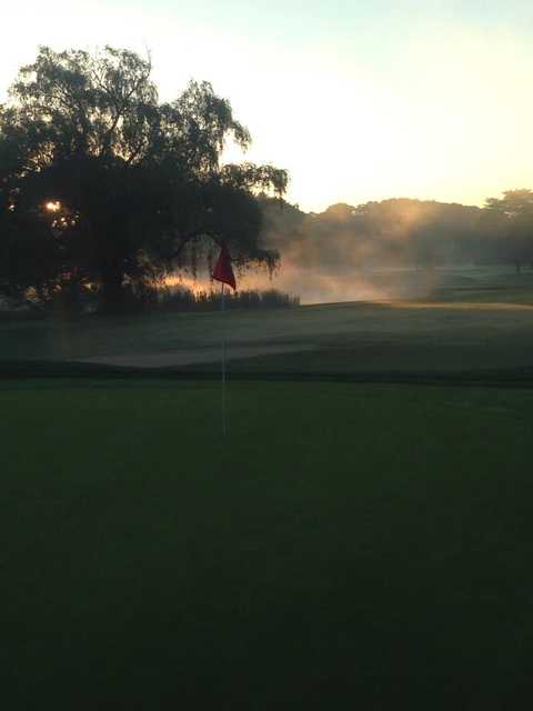 A view of a hole at Agawam Hunt