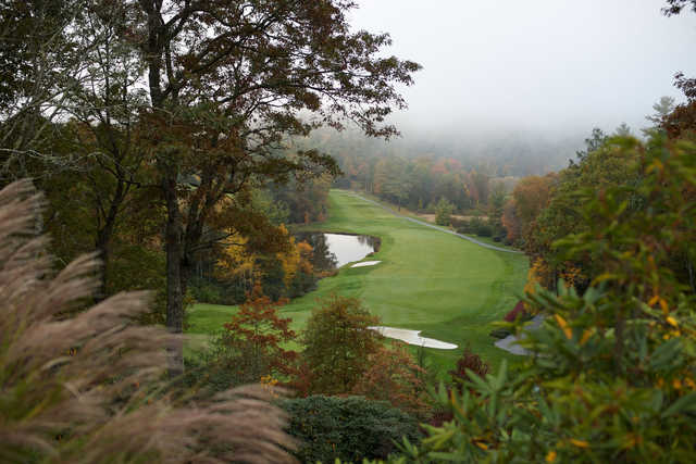 A view of a fairway at Cullasaja Club.