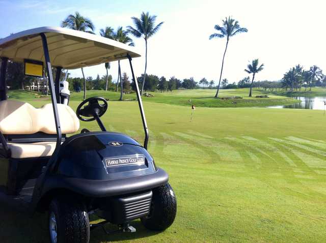 A sunny day view from Hawaii Prince Golf Club