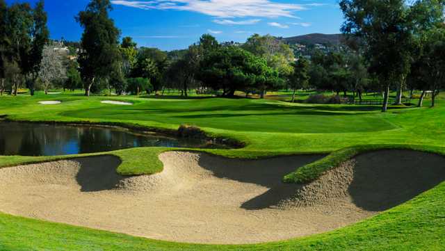 View of the 10th hole from the Legends Course at Omni La Costa Resort & Spa