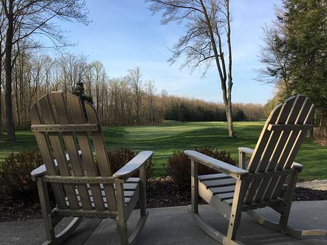 A view of a green at Ravines Golf Club