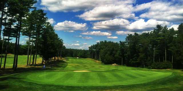 A view of a hole at Acushnet River Valley Golf Course