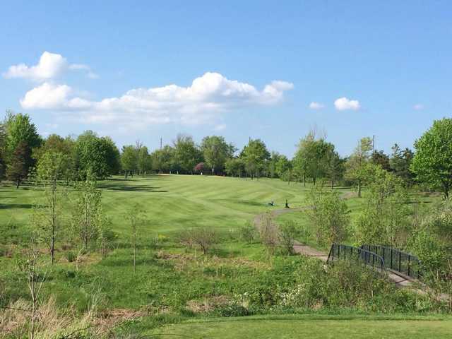 A view of fairway #7 at Bridgewater Country Club