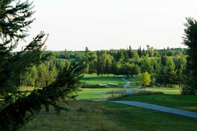 A view of a hole at Kenora Golf and Country Club