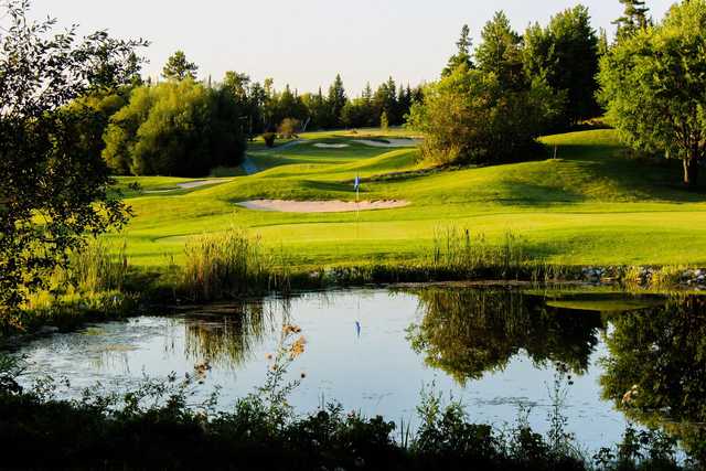 A view of the 15th hole at Kenora Golf and Country Club.