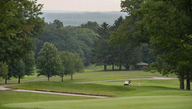 A view from a tee at Sleepy Hollow Golf Course