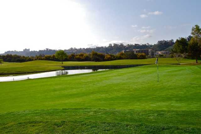 A view of the 4th green at Friars Course from Riverwalk Golf Club (Patrick Diaz)