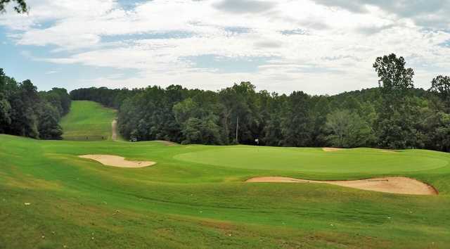 A view of the 9th green at Cleghorn Golf & Sports Club.