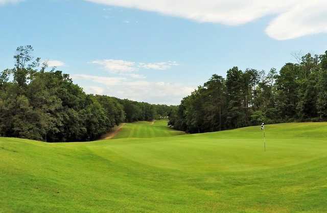 A view of hole #8 at Cleghorn Golf & Sports Club.