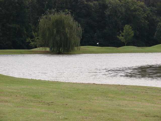 A view over the water from Goose Pond Colony Resort