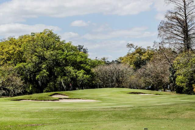 View of the 13th green at Audubon Park Golf Course