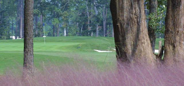 A view of a hole at UNC Finley Golf Course