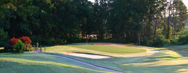 A view of a green at Milledgeville Country Club