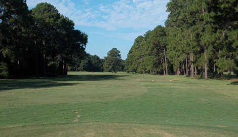 A view of a tee at Mary Calder Golf Club