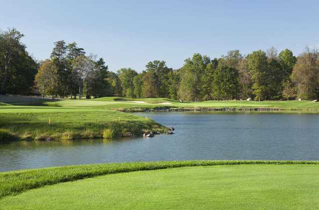 A view of hole #17 at RTJ II Course from The Golf Club at Lansdowne