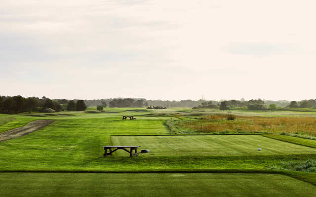 A view from a tee at Miacomet Golf Club