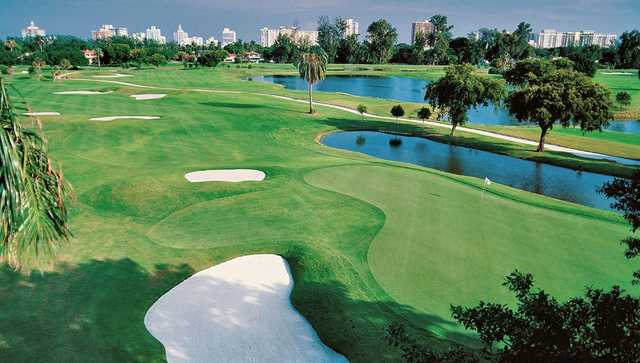 View of the 7th hole at Miami Beach Golf Club