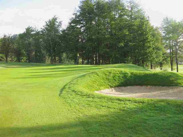 View of the 14th green at Caldwell Golf Club