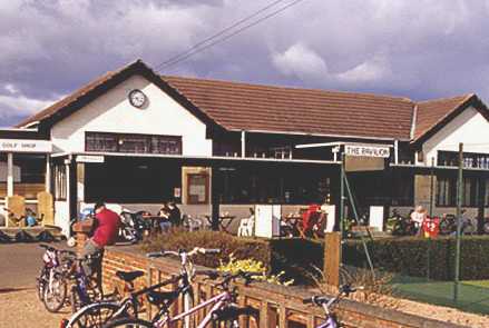 A view of the clubhouse at Elie Sports Club