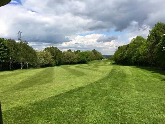A view of a fairway at Bradley Park Golf Club