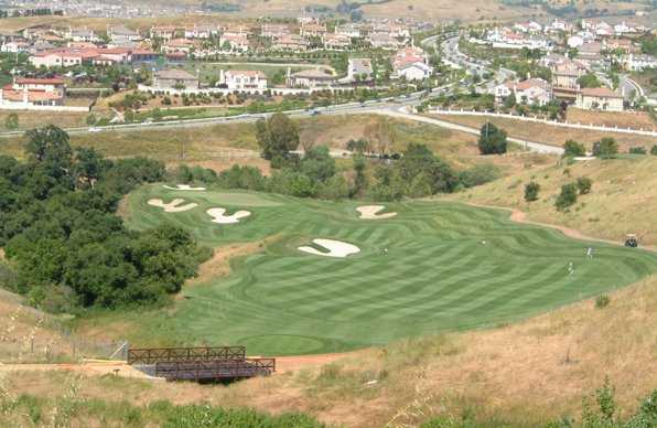 A view of green #10 at The Ranch Golf Club