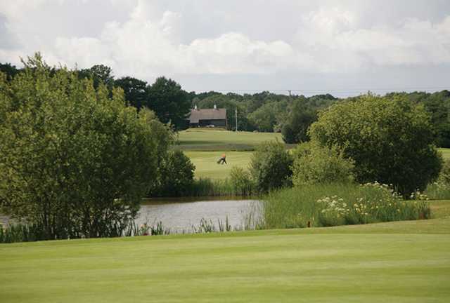 A view over the water from Crane Valley Golf Club