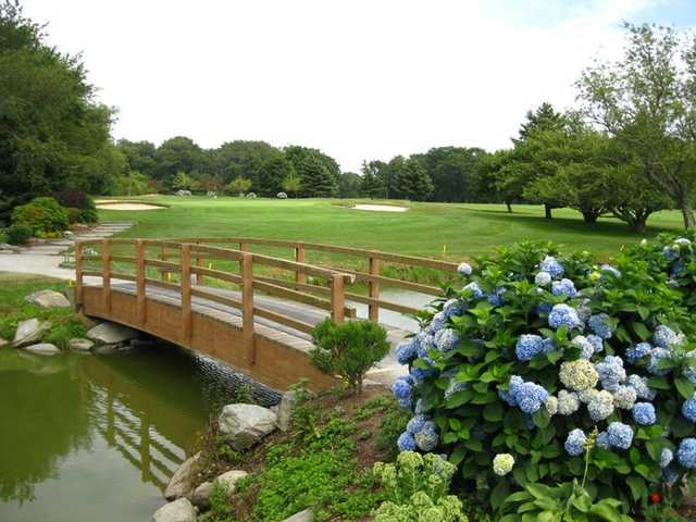View of the bridge from the 5th hole at Green Valley Country Club