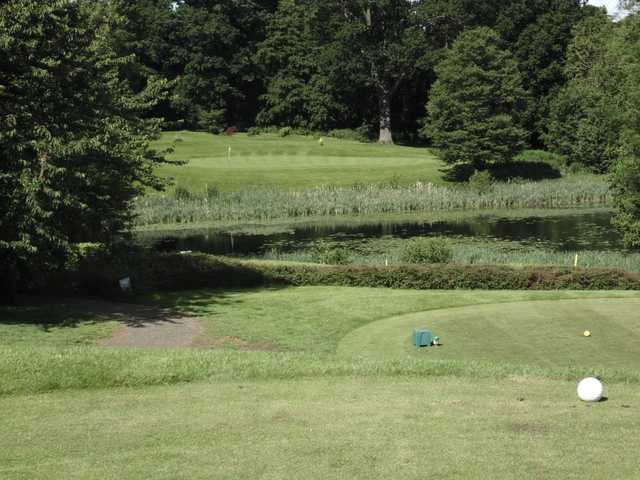 A view from a tee at Overstone Park Golf Club