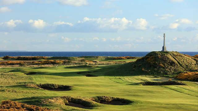 A view of the 12th green at Ailsa Course from Trump Turnberry Resort