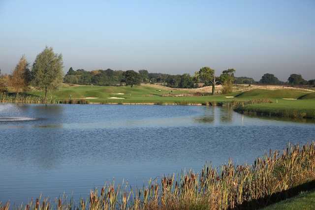 A view over the water from PGA National Course at Belfry Golf Club