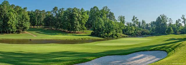 View of a green at Charlie Yates Golf Course