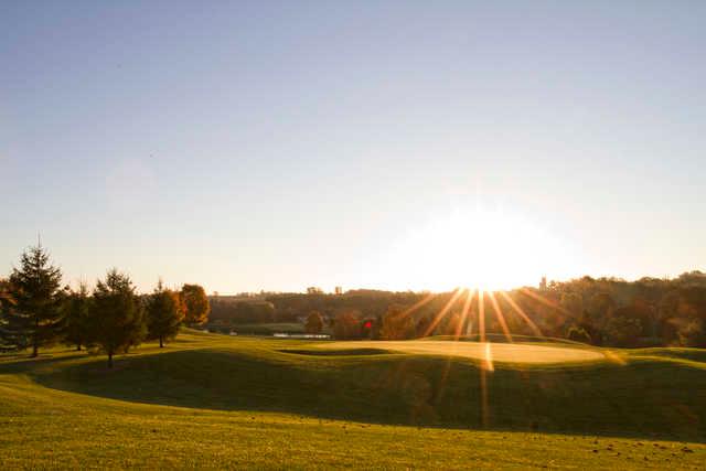 View of the 16th hole from the St. Marys Golf and Country Club
