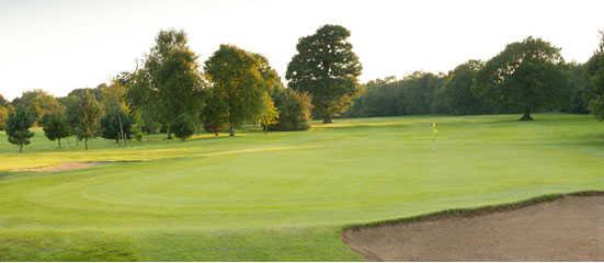 A view of the 3rd green at Great Barr Golf Club